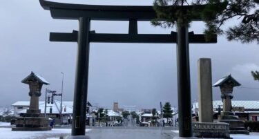 出雲大社二の鳥居から一の鳥居20220624
